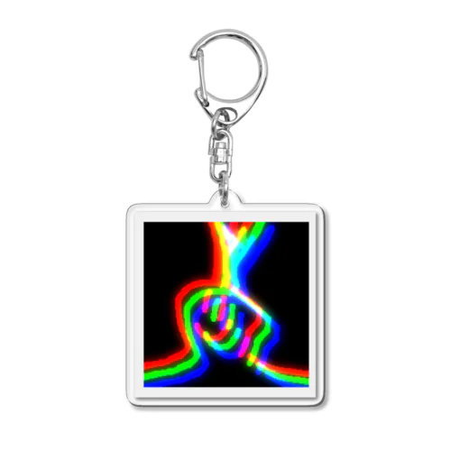 RGB Acrylic Key Chain