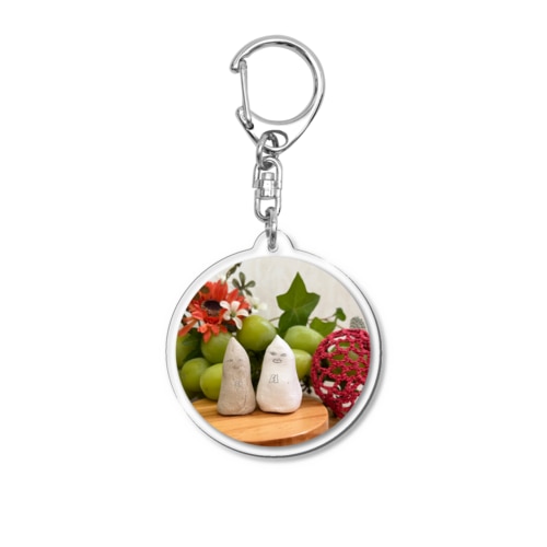 んこさまと秋 Acrylic Key Chain