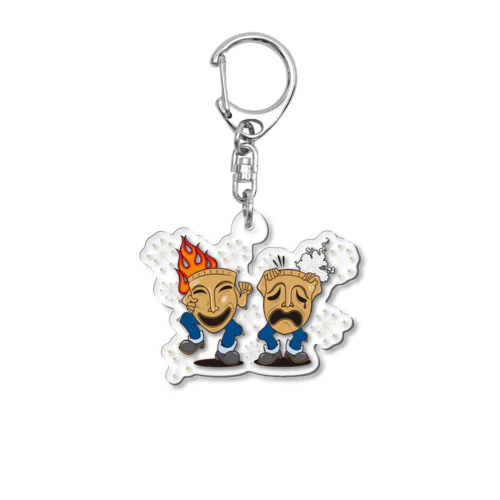 TWO FACE ジョニーくん Acrylic Key Chain