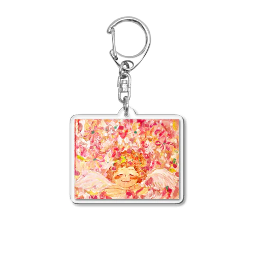 見守る天使 Acrylic Key Chain