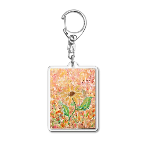 真夏のひまわり Acrylic Key Chain