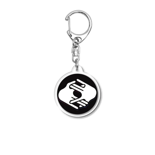 シンプルシンボルな狐の窓A Acrylic Key Chain