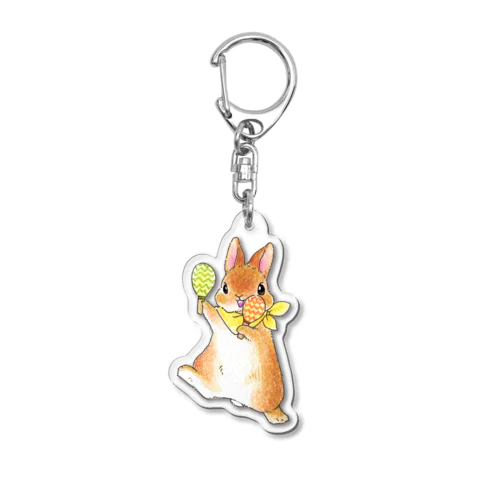 マラカスのうさぎさん Acrylic Key Chain