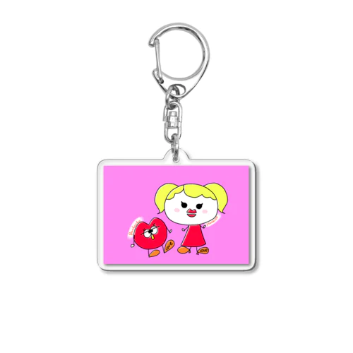 ぶちゅちゅとはちゃこ Acrylic Key Chain