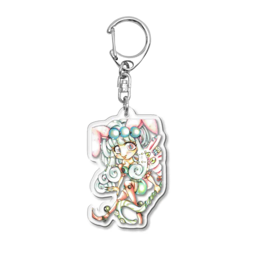 うさ耳魔術師 Acrylic Key Chain