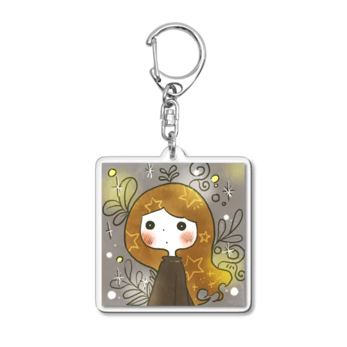 cute cute girl item 001 Acrylic Key Chain