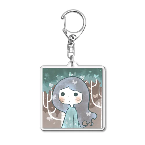 cute cute girl item 005 Acrylic Key Chain