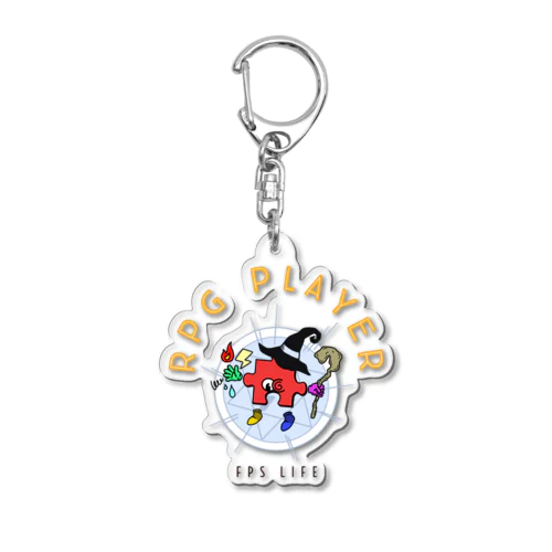 RPG PLAYER Acrylic Key Chain