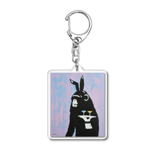 バニーモンキー Acrylic Key Chain