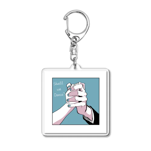 Sall we Dance? Acrylic Key Chain