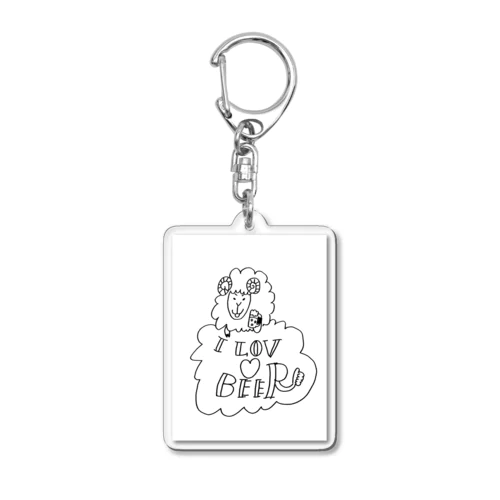 びあひつじくん Acrylic Key Chain