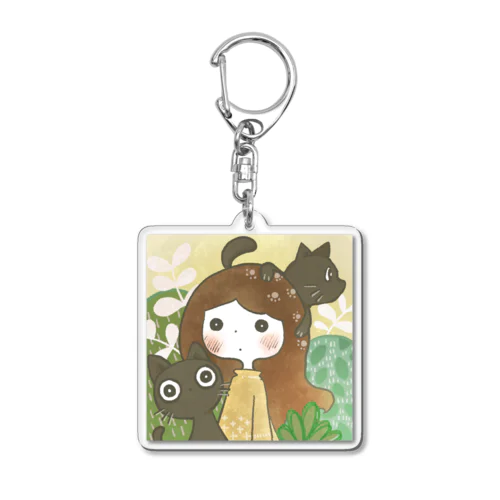 cute cute girl item 014 Acrylic Key Chain