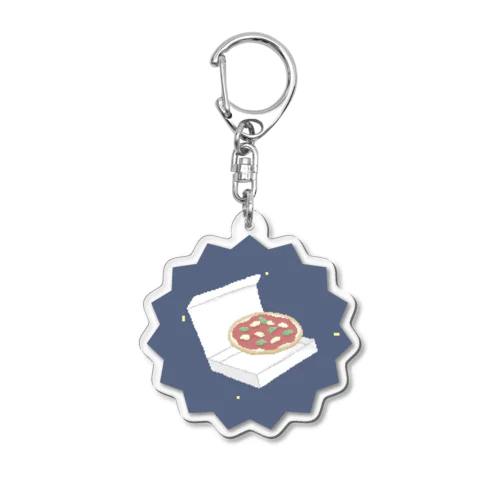 フロートピザ Acrylic Key Chain