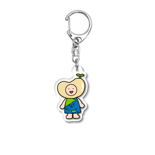 まめやん Acrylic Key Chain