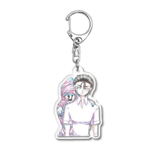 椎名君の彼女（仮）＊椎名君&ミロクver１ Acrylic Key Chain