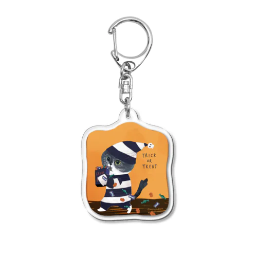 イタズラ猫10ズ（はじめ） Acrylic Key Chain