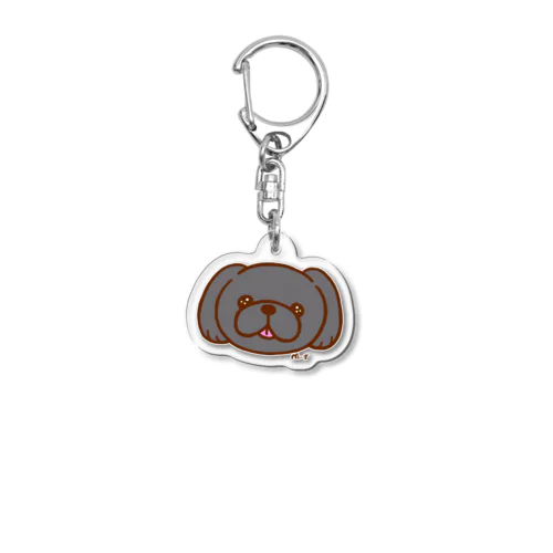 黒ペキ(ノーマル) Acrylic Key Chain