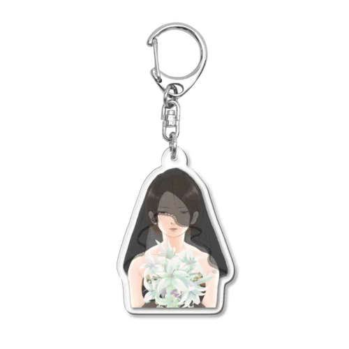 黒い花嫁 Acrylic Key Chain