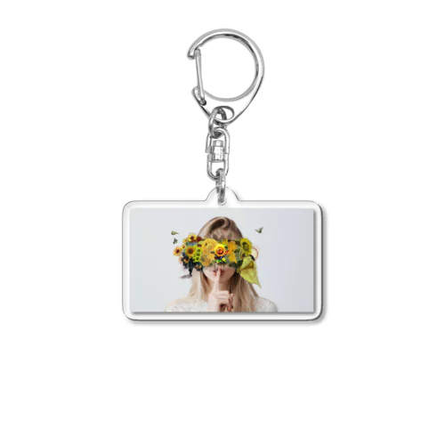 Face HANA Acrylic Key Chain