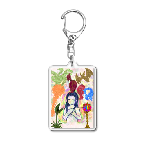 激怒 Acrylic Key Chain