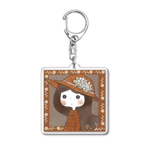 cute cute girl item 019 Acrylic Key Chain