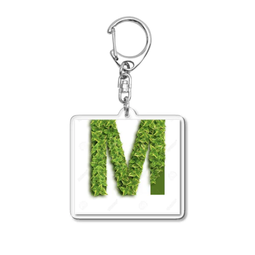 M Acrylic Key Chain