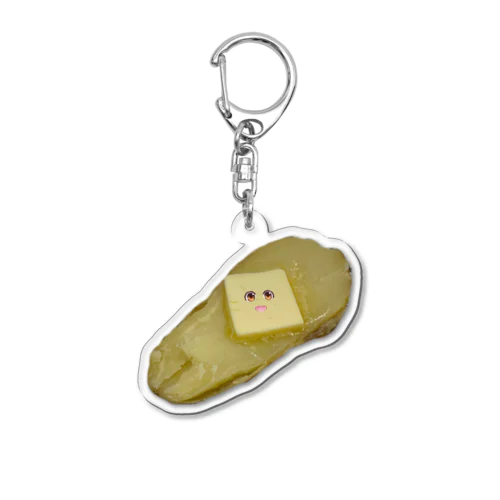 ひよ濃厚じゃがおじバター(年初来-60%) Acrylic Key Chain