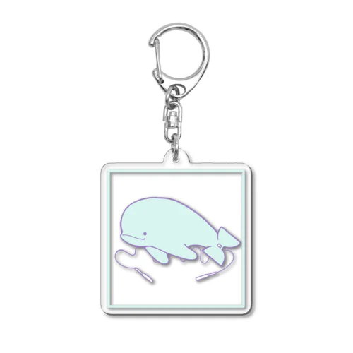 うみのいきものだわいわい_v6.0. Acrylic Key Chain