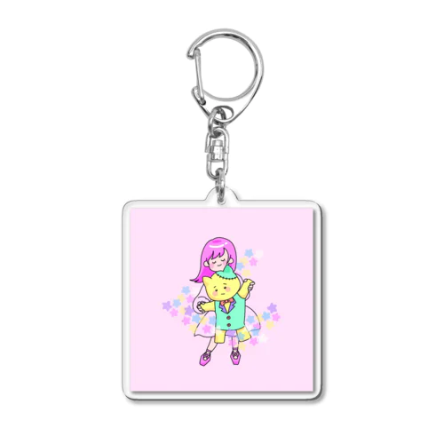 ♡ねこDANCE♡ Acrylic Key Chain