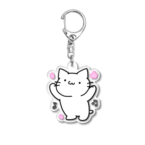 音楽室のねこ Acrylic Key Chain