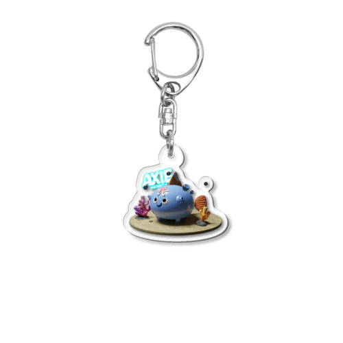 【非公式】axie infinity aqua アクリルキーホルダー