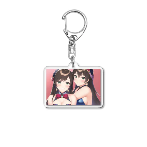 アイドル女優のリオ・リナ Acrylic Key Chain