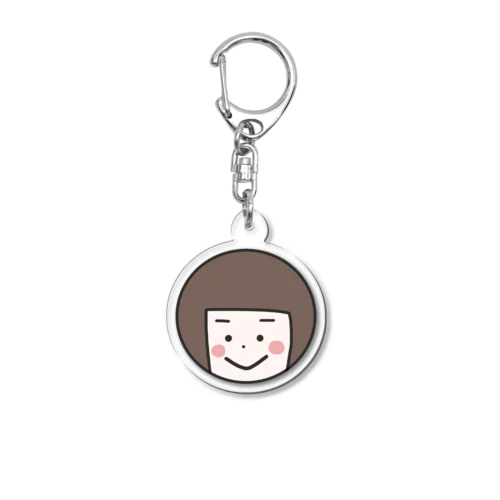 あられおせんべい Acrylic Key Chain