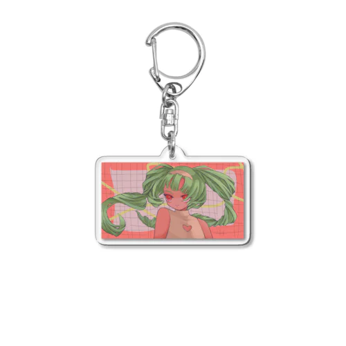 ツインテガール Acrylic Key Chain