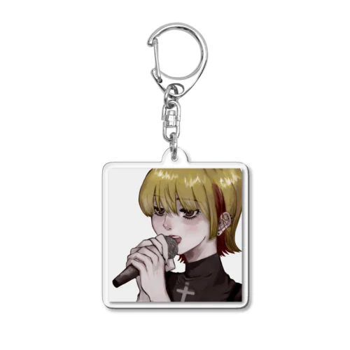 きんぱつめっしゅがーる Acrylic Key Chain