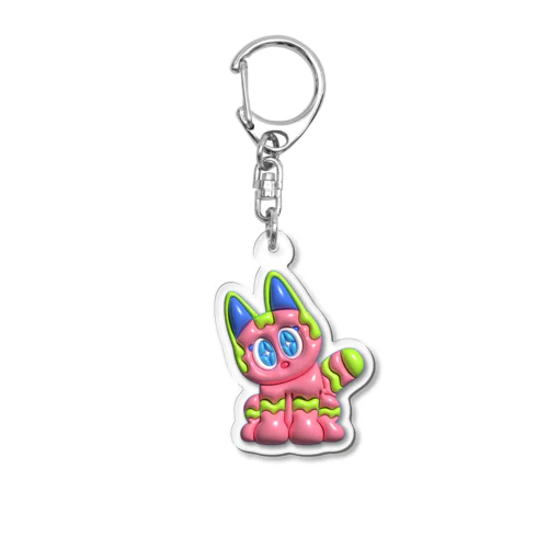 モモ Acrylic Key Chain