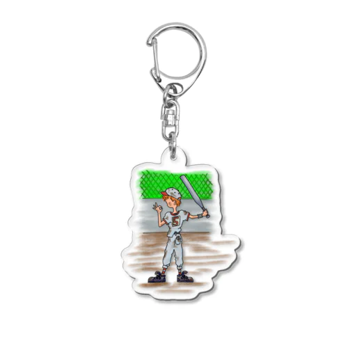 toncoo　野球 Acrylic Key Chain