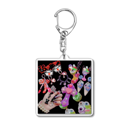 SUGAR RATTIES闇/病2022 Acrylic Key Chain