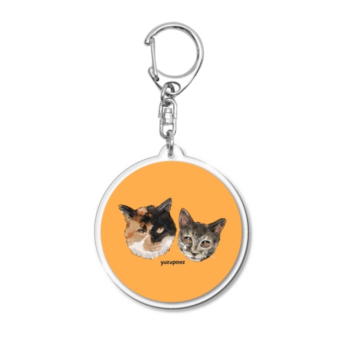 ゆずぽんず　ビタミンカラーシリーズ Acrylic Key Chain