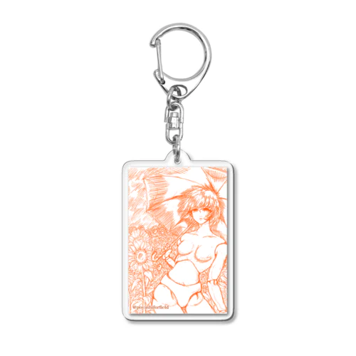 郷愁（夕暮れ色） Acrylic Key Chain