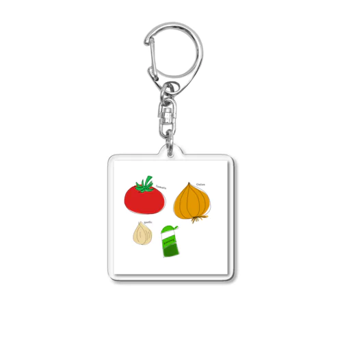 サルサ記念 Acrylic Key Chain