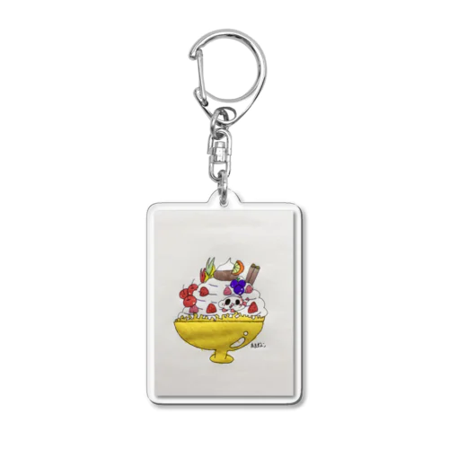 ねこぱふぇ Acrylic Key Chain