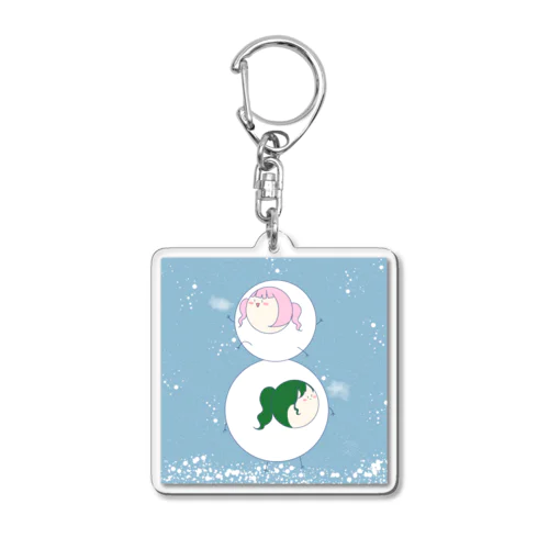 めこしゃけ  ゆきんこver. Acrylic Key Chain