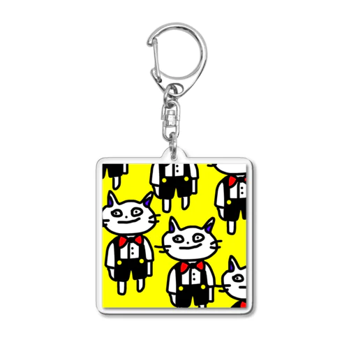 猫の大群 Acrylic Key Chain