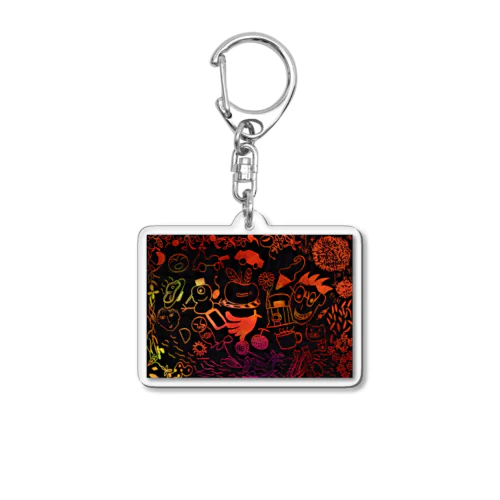 I love  collection  Acrylic Key Chain