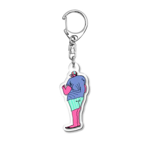 アメリカにいた人だよ Acrylic Key Chain