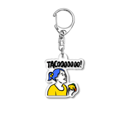 タコ食い人🌮TACOOOOOO! Acrylic Key Chain