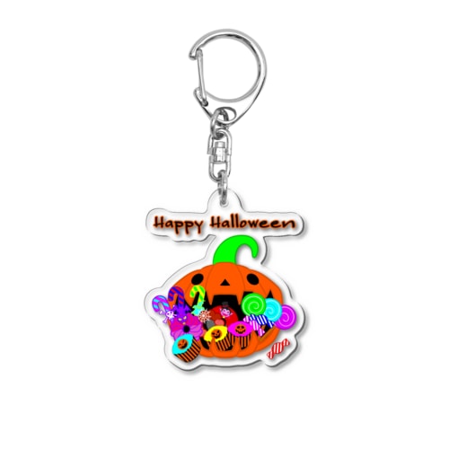 Happy Halloween Acrylic Key Chain