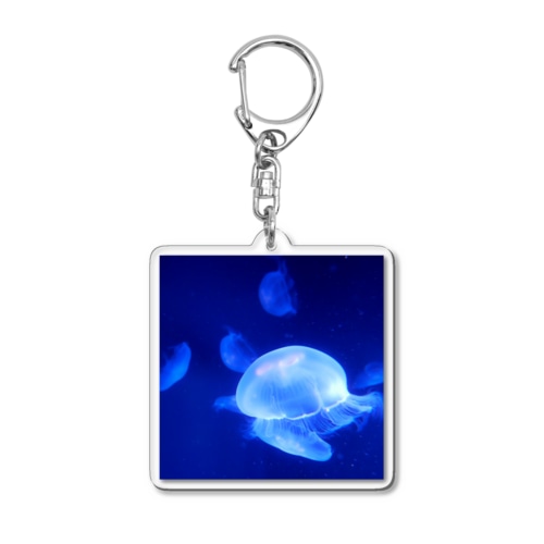 クラゲ　Jellyfish Acrylic Key Chain