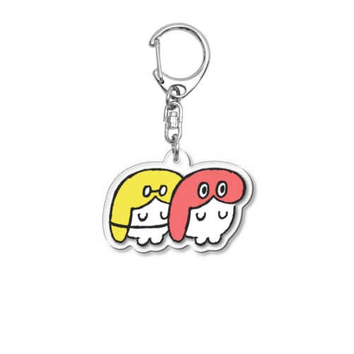 マグロちゃんとタマゴちゃん Acrylic Key Chain